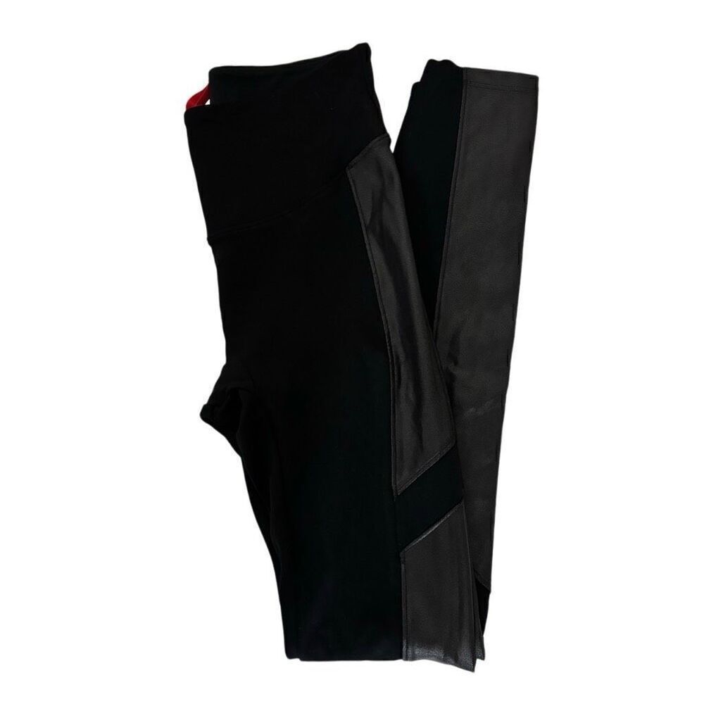 SPANX Moto Ponte High Waisted Legging Very‎ Black XS